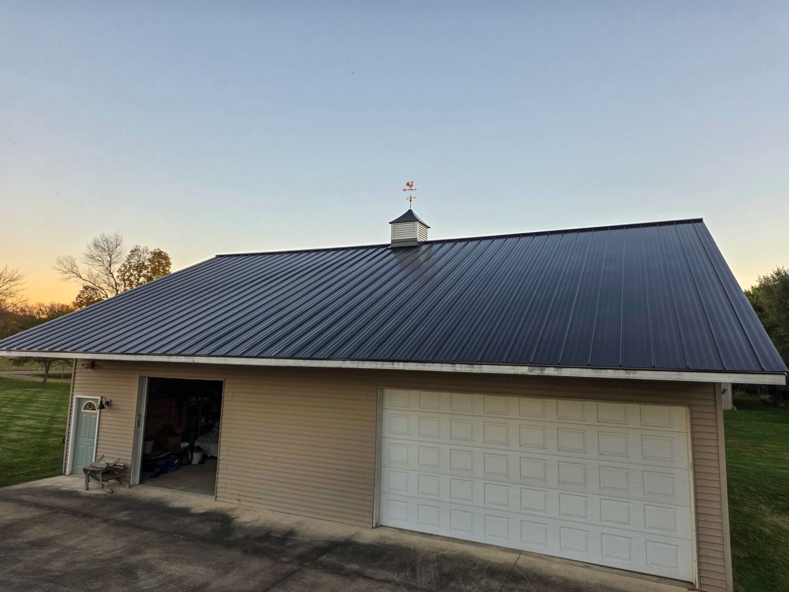 Metal roofing work by Frontier Metal Roofing