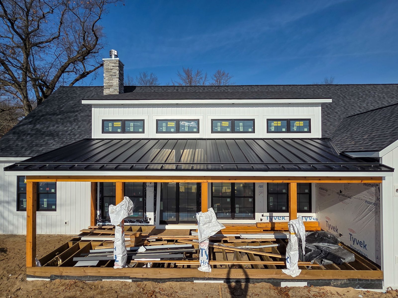 Standing seam metal roof panels